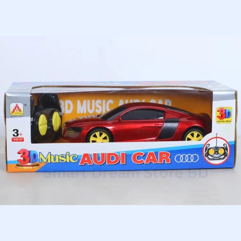 Rechargeable And Remote Control Super Powerful 3D Music Audi Car For Kids