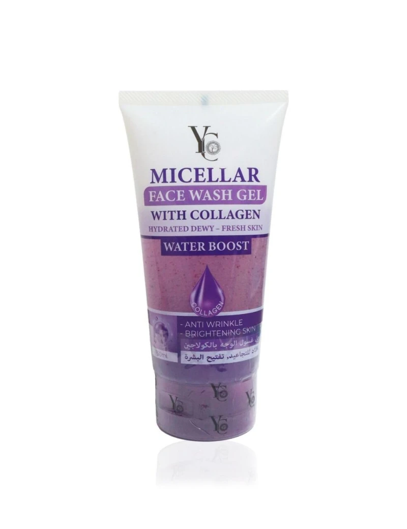 YC Micellar COLLAGEN Face Wash Gel - 150 ML - Made in Thailand