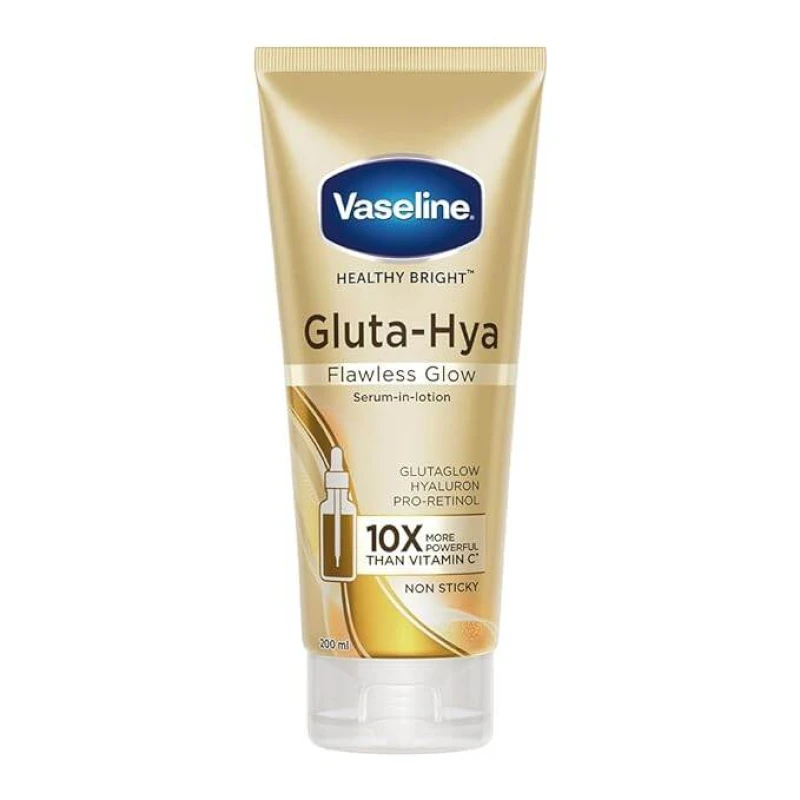 Vaseline Gluta Hya Flawless Glow Serum in Lotion 200ml