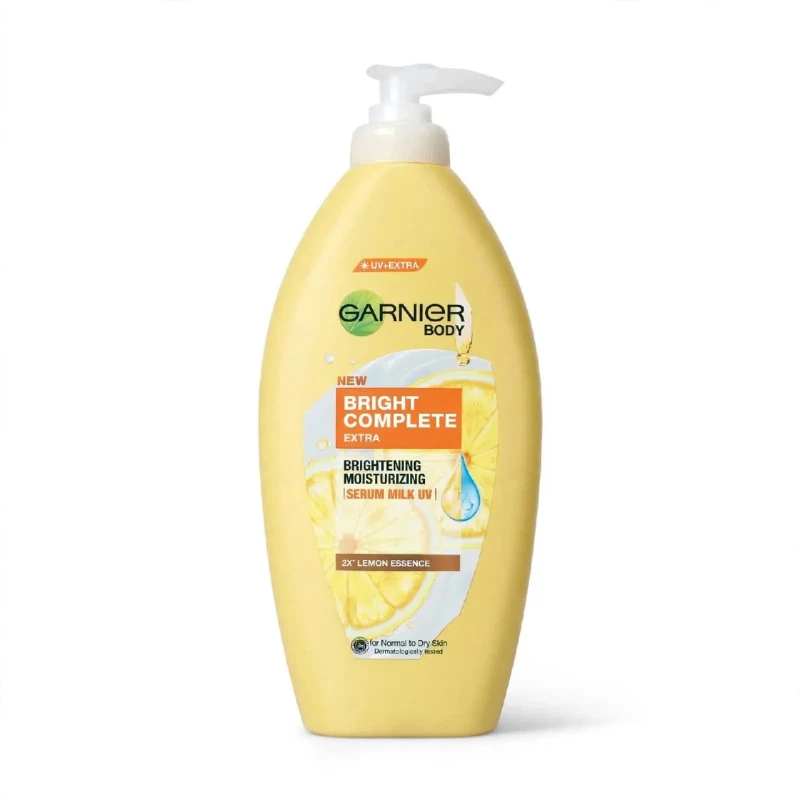 Garnier Bright Complete Extra Brightening Moisturizing Serum Milk UV Body Lotion 400ml